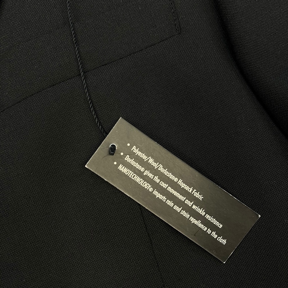 NWT Jack Nicklaus Worsted Wool Blend Blazer Sports Jacket Black 48L - Picture 6 of 13